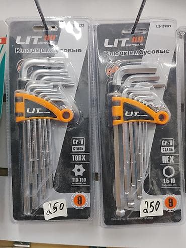 набор отмычек: Наборы имбусовых ключей LIT Инструмент 1) Набор TORX (звёздочка) - — 1