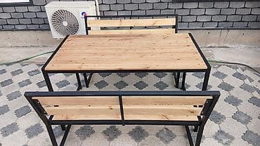 Үй жана бакча: Бакча эмерек комплекти, Үстөл, Металл — 3