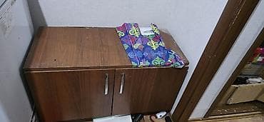 o store: Гарнитур для прихожей, Б/у, Обувница, Тумба, Зеркало, ДСП, Самовывоз, цвет - Коричневый — 2