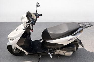 can bus: Скутер 50 см³ “Racing” (белый/черный) - Компактный городской скутер с — 1