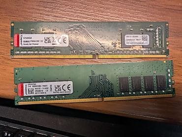Оперативная память (RAM) для ПК, Б/у, Kingston, 16 ГБ, DDR4, 2666 МГц