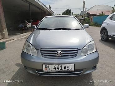 спойлер камри 35: Toyota Corolla: 2002 г., Бензин, Седан — 2
