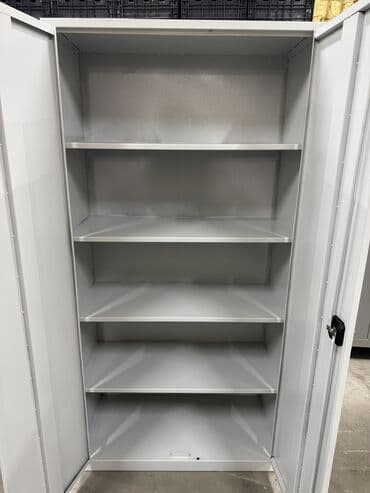 биндеры 100 листов с прямоугольными отверстиями: Архивный шкаф, Новый, Железо, цвет - Серый — 4