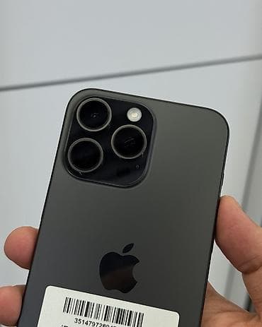 обмен на iphone: IPhone 15 Pro Max, Б/у, 256 ГБ, Black Titanium, Защитное стекло, Чехол, В рассрочку, 88 % — 3