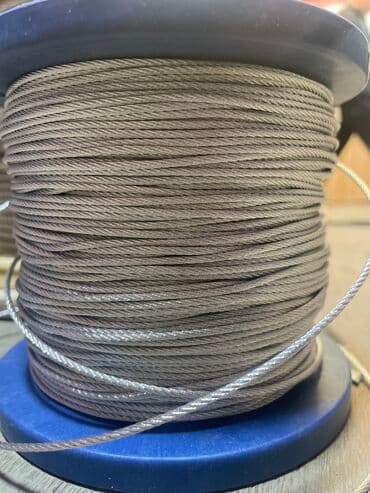 кабель для электричество: Трос диаметром,2мм,3мм,4мм,5мм,6мм,8мм,10мм
Зажимы для троса — 2