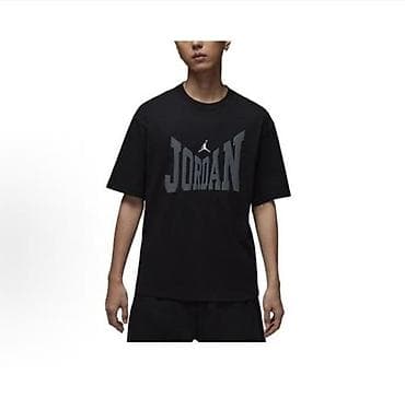 спортивные костюмы джордан мужские: Мужская футболка, L, Jordan, Новый, цвет - Черный, Самовывоз — 2