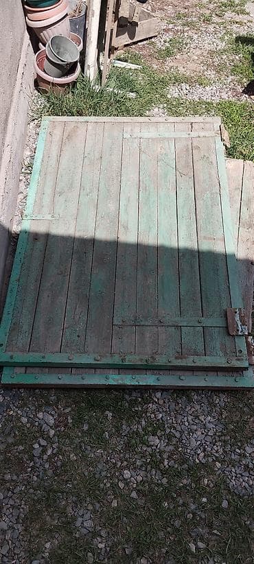 сварка забор: Продается Деревянные ворота/створки с металлическим окладом и — 1