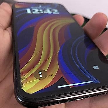 ipone x: IPhone X, Б/у, 64 ГБ, Серебристый, Чехол — 2