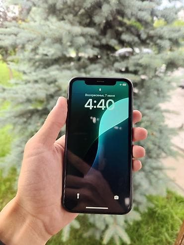 ok google: IPhone Xr, Б/у, 64 ГБ, Черный, Чехол, 77 % — 7