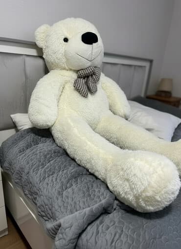 куклы simba: Большой плюшевый мишка кремового цвета. - Размер: гигантский, с — 1