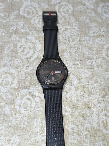 Классические часы часы, Swatch, Пластик, Швейцария, Водонепроницаемые, Унисекс