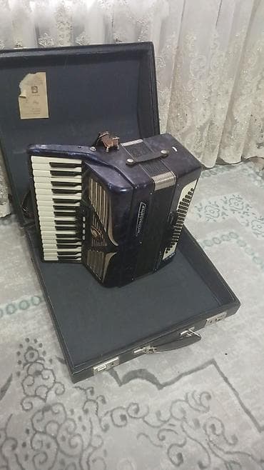 Музыкальные инструменты: Аккордеон/баян клавишный, чёрный корпус. Характеристики и — 7