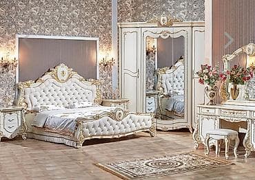 Спальный гарнитур, Двуспальная кровать, Шкаф, Тумба, Белоруссия
