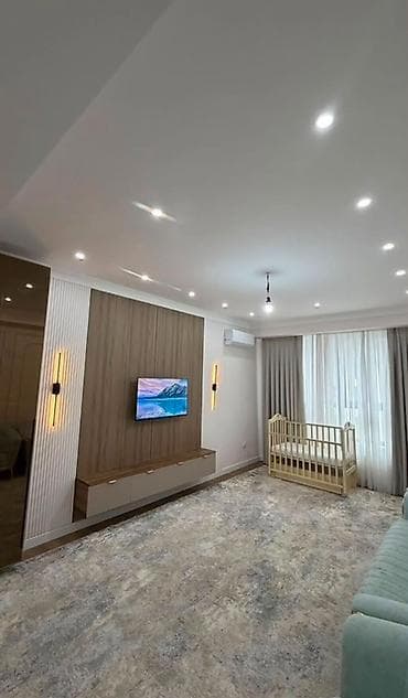 Недвижимость: 3 комнаты, 105 м², Элитка, Асанбай мкр Элитка, 11 этаж, Евроремонт — 5