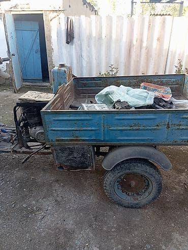 мапет матор: Моторная трёхколёсная тележка (мототрицикл) с грузовой платформой. - — 3