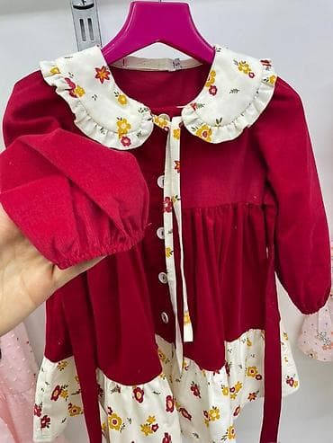 детские платья белый: Детское платье, цвет - Бежевый — 3