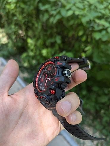 Кол сааттар: Спорттук сааттар саат, Casio (G-Shock), Таймер жана секунда өлчөгүч, Суу өткөрбөөчү, Эркектердики, Жаңы — 3