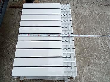 moda home collection: Алюминиевые радиаторы, Б/у, Количество секций: 8 шт, Высота: 60 см, Тип подключения: Боковое — 5