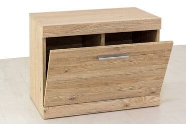 офисные мебели: Тумба для обуви 1Д (Oskar 1D) коллекции Оскар, Дуб Санремо, Анрэкс — 4