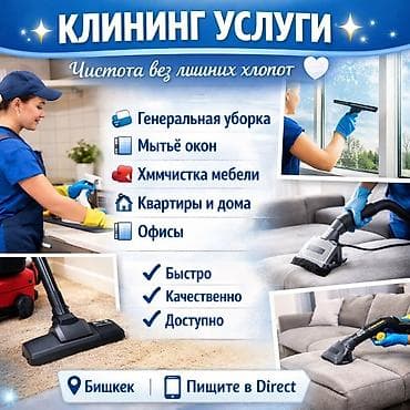 video camera: Уборка помещений, | Генеральная уборка, | Квартиры — 1