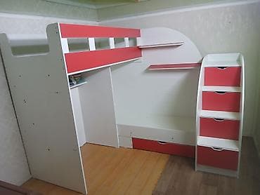 Детский многофункциональный мебельный комплекс «кровать-чердак + — 5