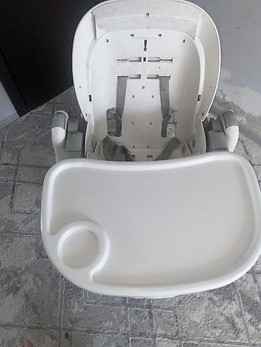 сумка оперативка: Стульчик для кормления, Б/у, Peg perego, Пластик, Трансформер, цвет - Белый, Самовывоз, Платная доставка — 3