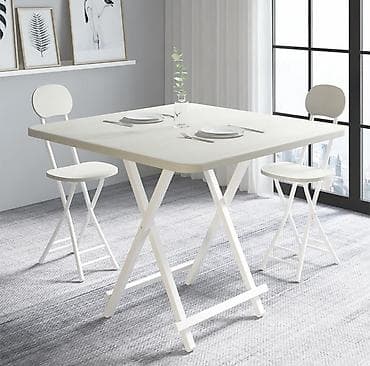 Дом и сад: Кухонный стол и стул, цвет - Белый — 1