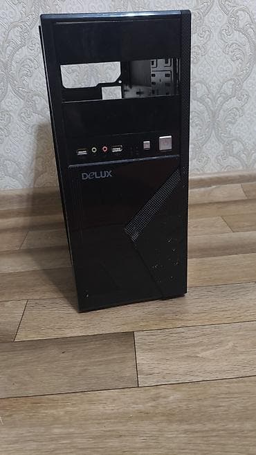 intel core: Корпус ПК, Б/у, Delux, ATX, цвет - Черный — 1