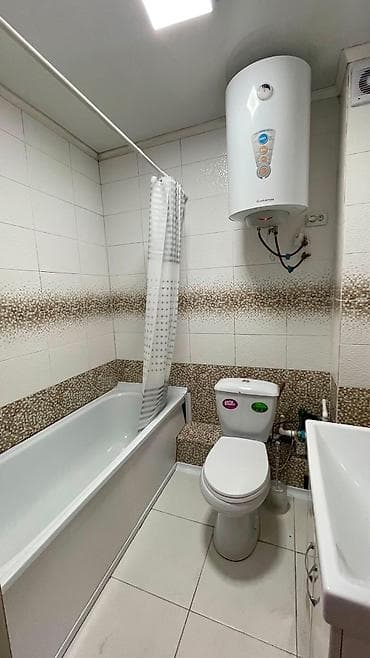 Недвижимость: 1 комната, 50 м², Индивидуалка, Кызыл Аскер Индивидуалка, 5 этаж, Косметический ремонт — 3