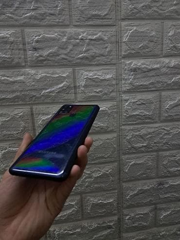 Samsung Galaxy A21S, Б/у, 32 ГБ, цвет - Синий, 2 SIM