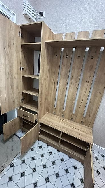 прихожка фото: Шкаф-прихожая, Новый, Без зеркала, ЛДСП, В рассрочку — 7