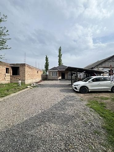 карапол дача: Просторный одноэтажный дом с современной отделкой и навесом у входа — 10