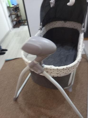 Детские электрокары: Люлька, Б/у, Колыбель, Металл, цвет - Серый, Самовывоз — 3