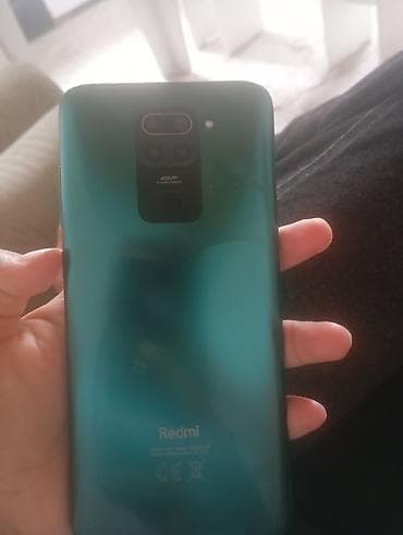 часы герб: Redmi, Redmi Note 9, цвет - Зеленый, 2 SIM — 1