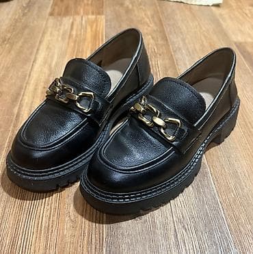 Угги: Лоферы из натуральной кожи, 36 размер Продаю чёрные лоферы из — 1