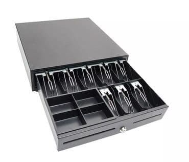 Денежный ящик las 405G 7/5 (кассовый ящик) 8 ячеек для купюр, 4 ячеек