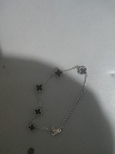 браслет золотой женский: В стиле Van cleef . подарок девушке, Нержавеющая сталь — 1