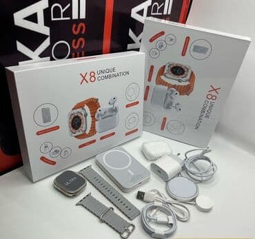 эрпод: Airpods pro 2 🍎+apple watch 8 ultra ♥️ В наборе : блок питания кабель — 2