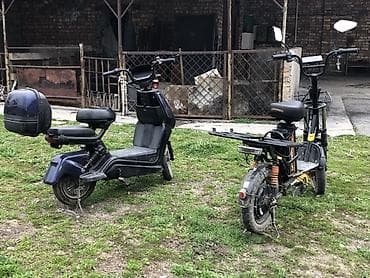 машина электрическая: Электроскутеры (2 шт.) для города и дачи 1) Электровелосипед-скутер — 5