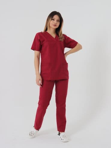 Инвалидные коляски: Медицинский костюм "Лондон" -Стойка воротник -На кнопках -Высокое — 11