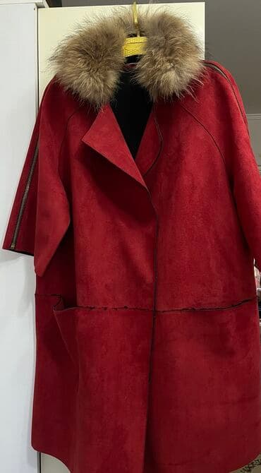 Аксессуары: Женский модный полу пальто мех съемный, очень красивый материал — 2