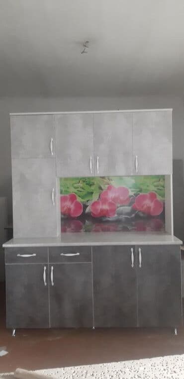 купить навесной кухонный шкаф: Кухня Буфет 1.5 м с фартук ом наличии есть с мойкой без мойка из — 1