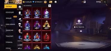 бел: Игровой аккаунт Free Fire (интерфейс RU) Состав и особенности: - — 3