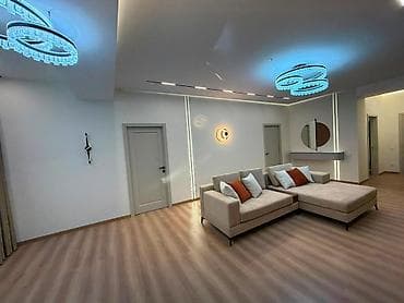 Квартиры: 3 комнаты, 92 м², Асанбай мкр Элитка, 13 этаж, Евроремонт — 1