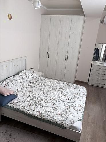 бу спальная: Спальный гарнитур, Двуспальная кровать, цвет - Белый — 1