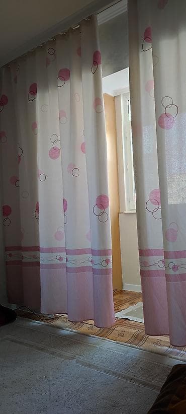 бу занавеска: Комплект штор, Готовое изделие, Б/у — 2