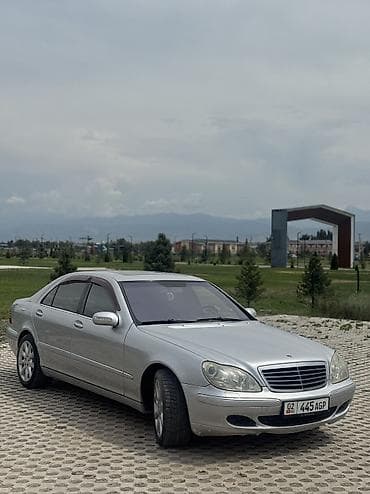 ош транспорт: Mercedes-Benz S-Class: 2002 г., 5 л, Автомат, Бензин, Седан — 2