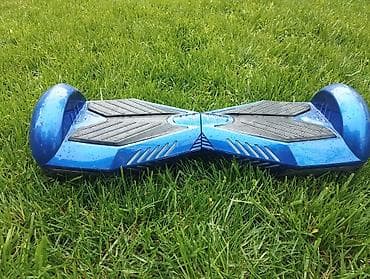 обмен на сурф: Гироскутер с эффектным корпусом цвета металлик (синий) и контрастными — 2