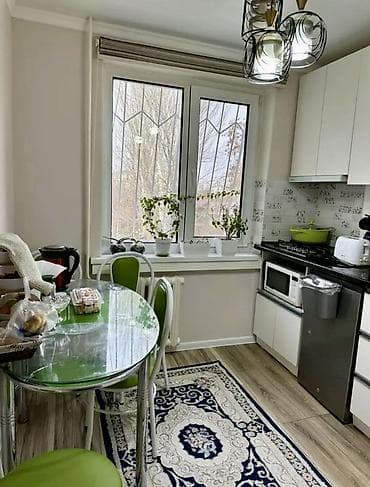 квартира купит бишкеке: 3 комнаты, 58 м², 104 серия, 3 этаж, Готовая ПСО (под самоотделку) — 7