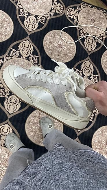 Мужские кроссовки, 42, Zara, Новый, цвет - Белый